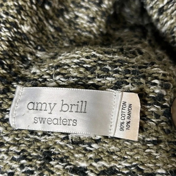 Amy Brill Sweaters,OS,handmade,chunky  knit,vintage?,different button closure. - Picture 9 of 17